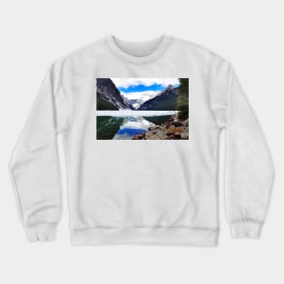 Lake Louise Victoria Glacier Alberta Canada Crewneck Sweatshirt